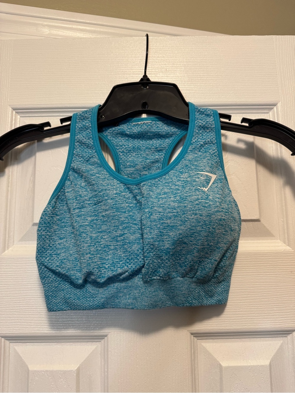 Gymshark Teal Blue Vital Seamless Sports Bra in Size Extra Small